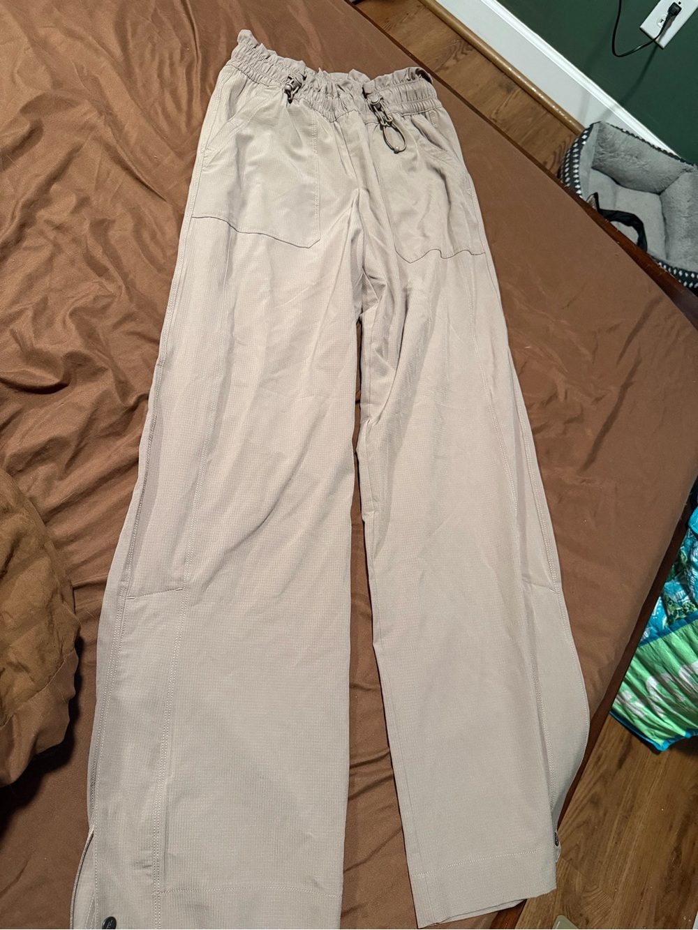Kyodan Beige Drawstring Cargo Pants for Men
